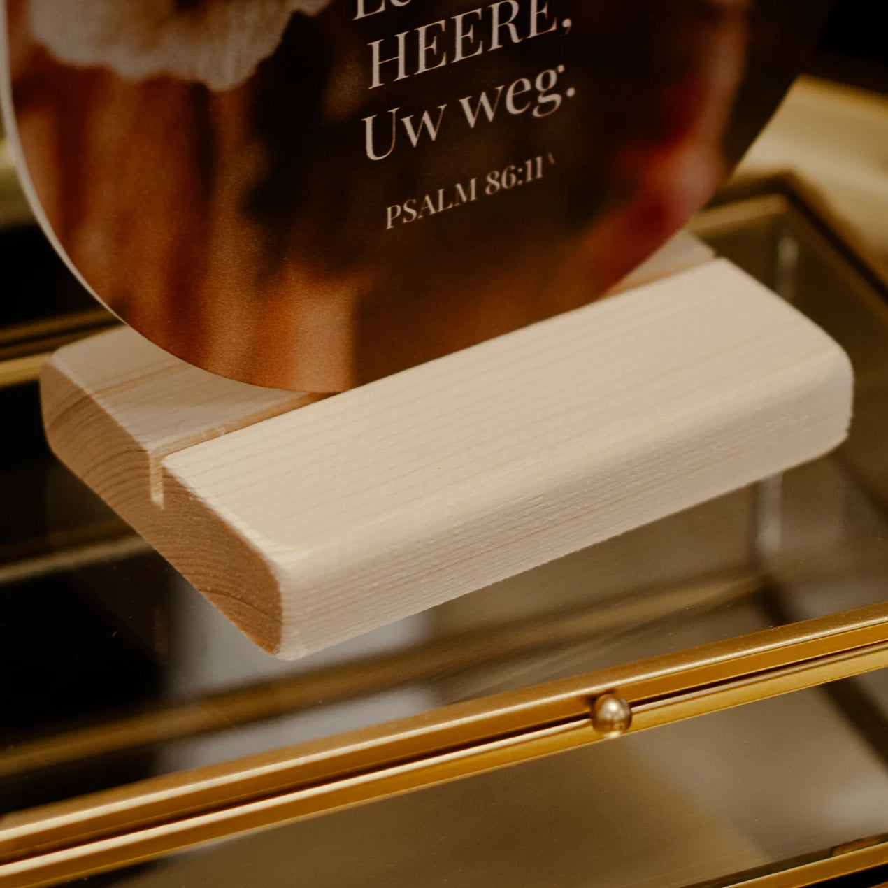 Houten standaard