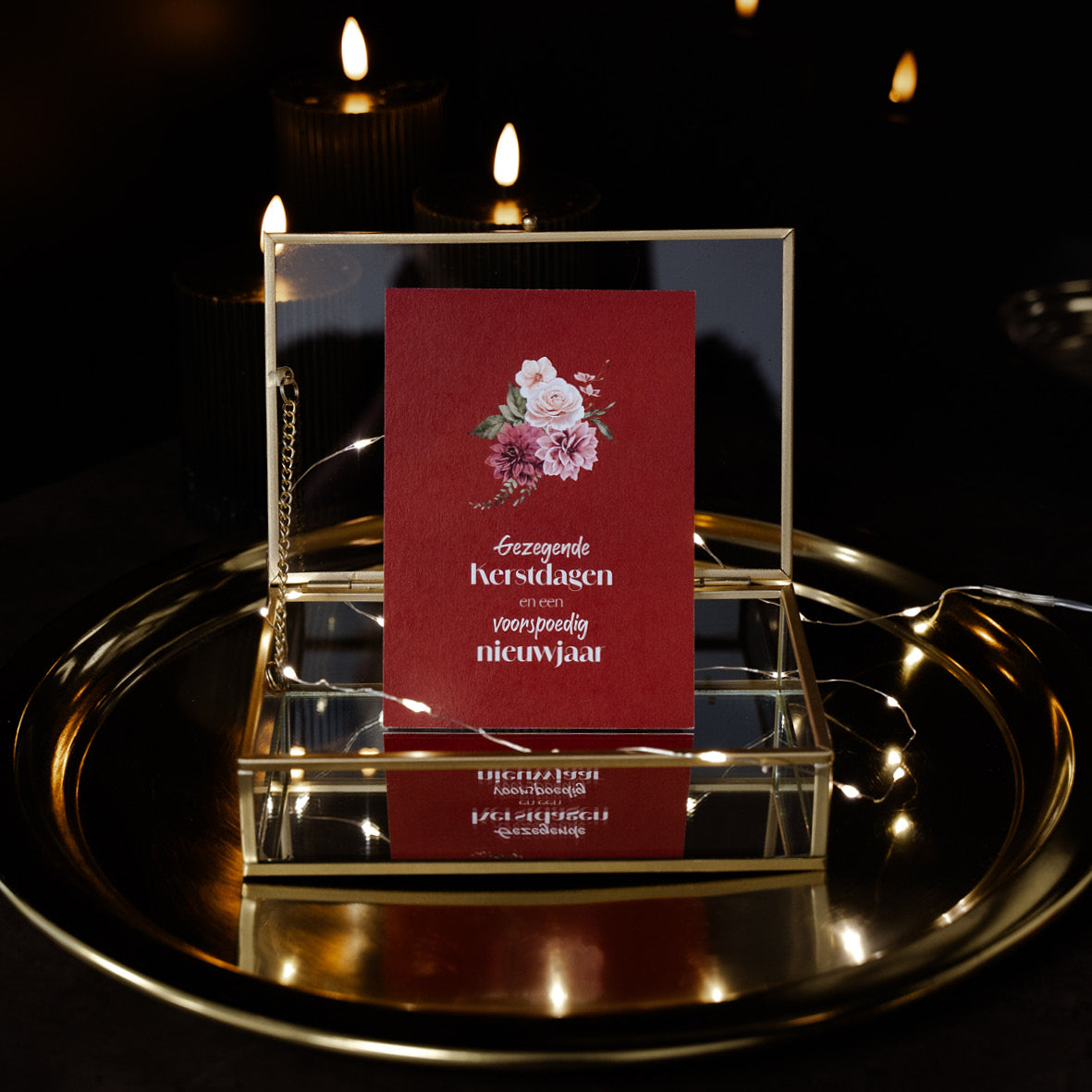 Set van 5 kaarten | Gezegende Kerstdagen