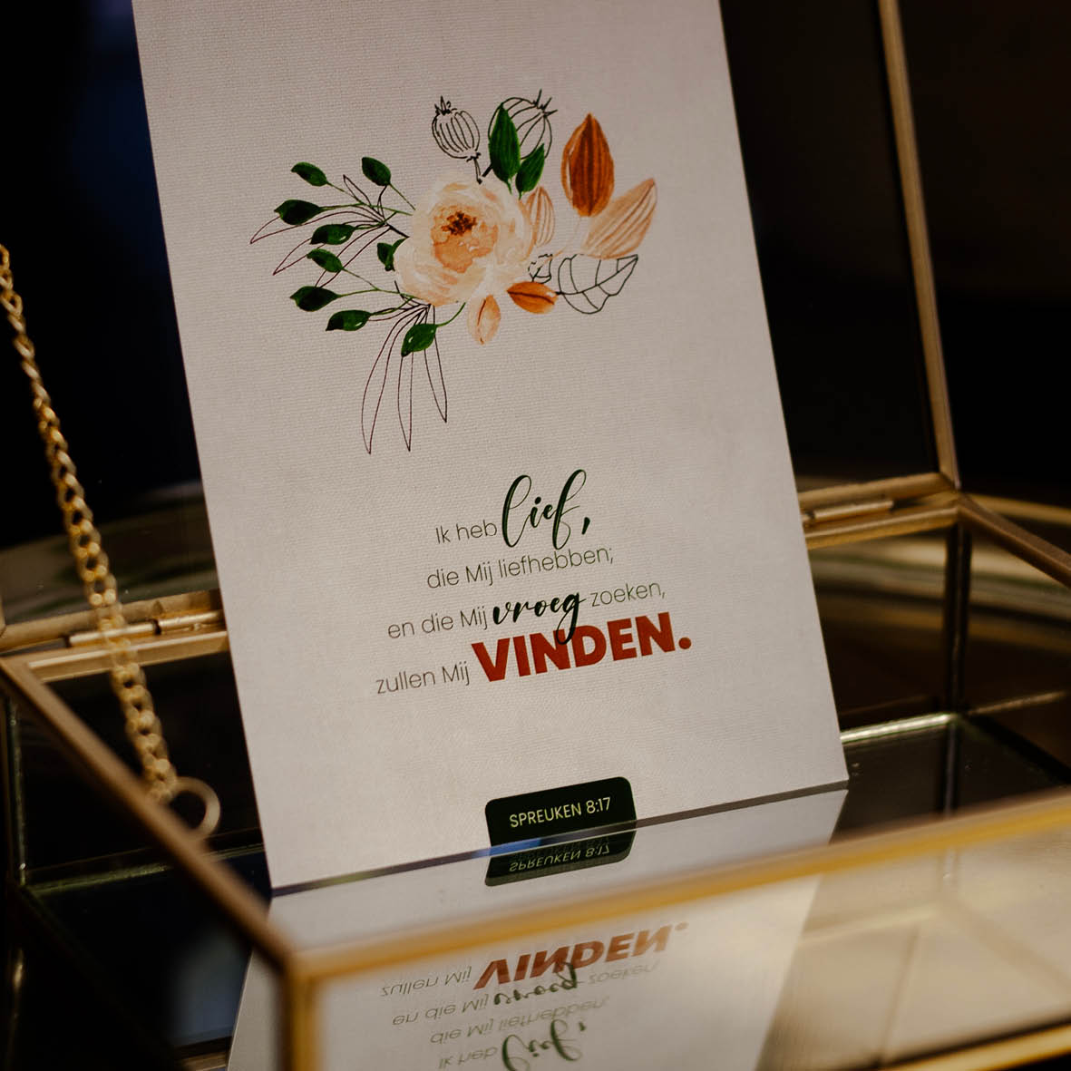 Kaart Spreuken 8:17