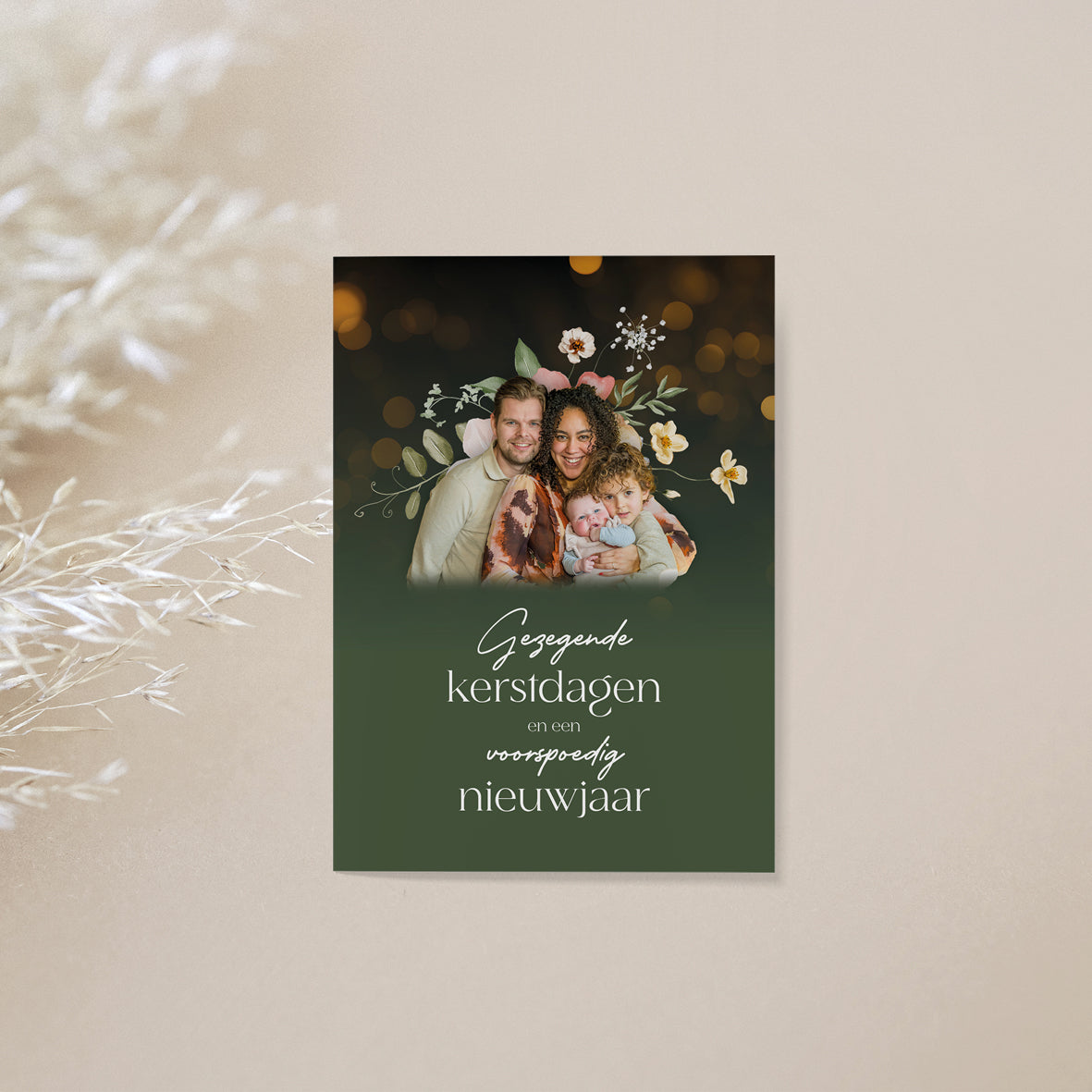 Gepersonaliseerde kerstkaart